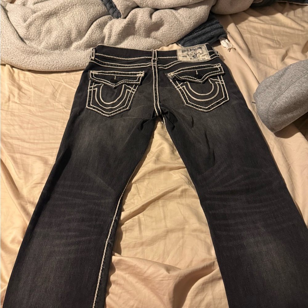 True Religion Women's Dark Wash Boot Cut Jeans